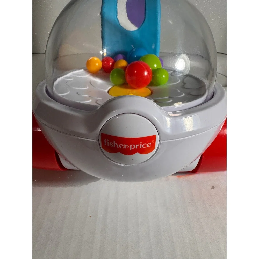 Fisher Price Corn Popper Push Toy Blue White Red FGY72 2017 Mattel